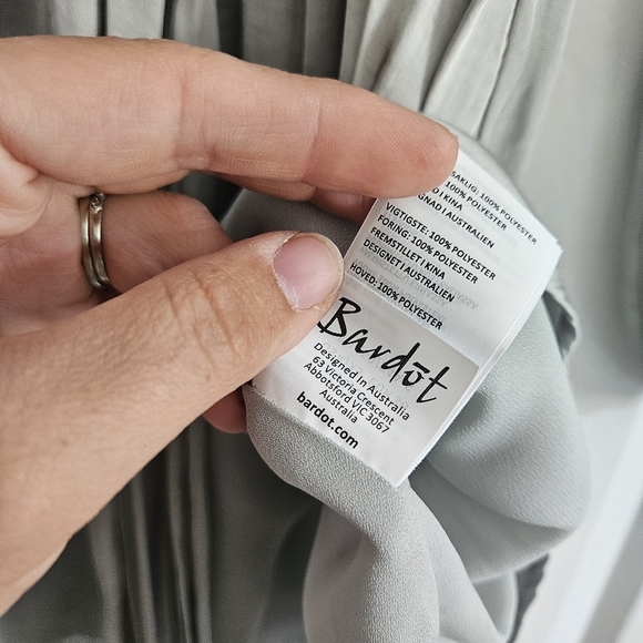 Bardot Wrap Dress - Sea Foam - Picture 7 of 10